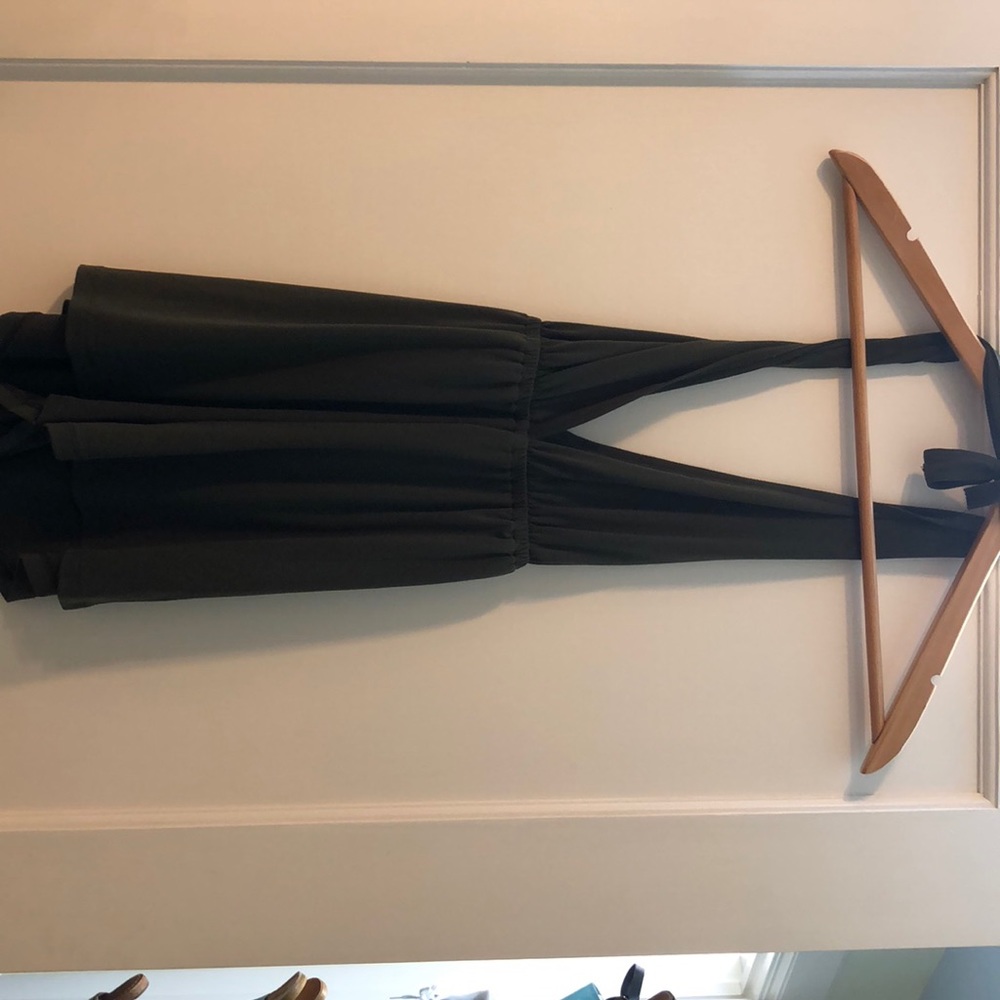 Brandy Melville dark green romper. Worn once.